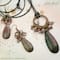 John Bead Earth’s Jewels Natural Stone Teardrop Pendant Slices